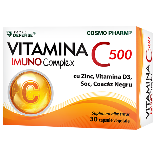 Vitamina C 500 Imuno Complex 30 tablete