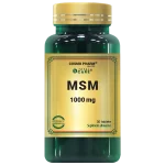 Premium MSM 1000 mg Cosmopharm – supliment alimentar pentru susținerea sănătății articulațiilor, producția de colagen și mobilitate optimă