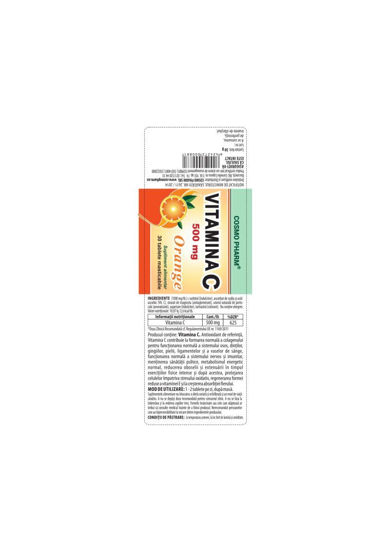 Complex de Vitamine Pentru Imunitate Scazuta - Cosmopharm®