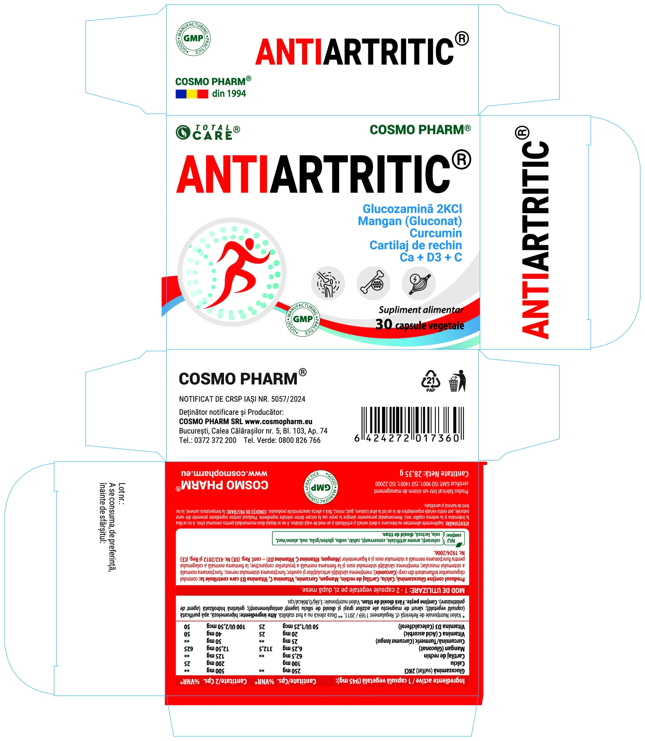 Antiartritic® , Dureri Articulare, Antiinflamator Artrita 5 Antiartritic® , Dureri Articulare, Antiinflamator Artrita - imagine 3