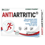 Antiartritic® , Dureri Articulare, Antiinflamator Artrita 1 Supliment pentru articulații, 30 capsule antiartric cosmopharm