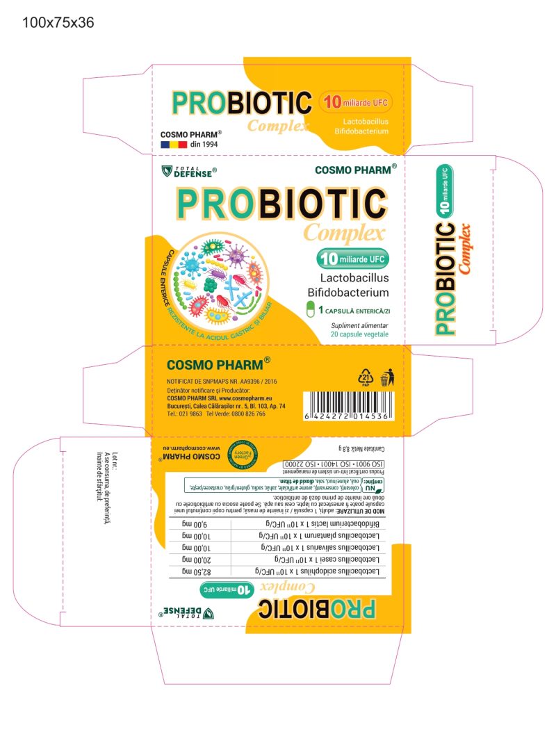 Probiotic Complex prospect cutie desfasurata