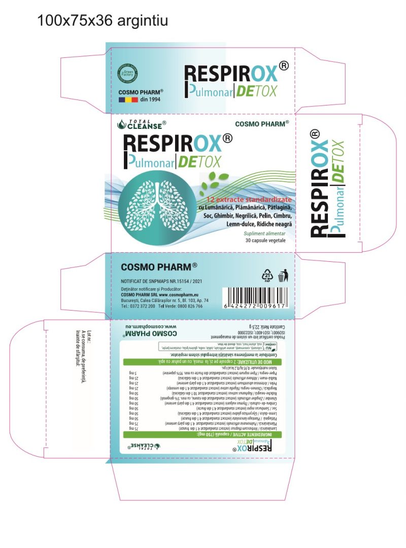 RESPIROX Pulmonar DETOX® | Regenereaza, Detoxifica - imagine 2