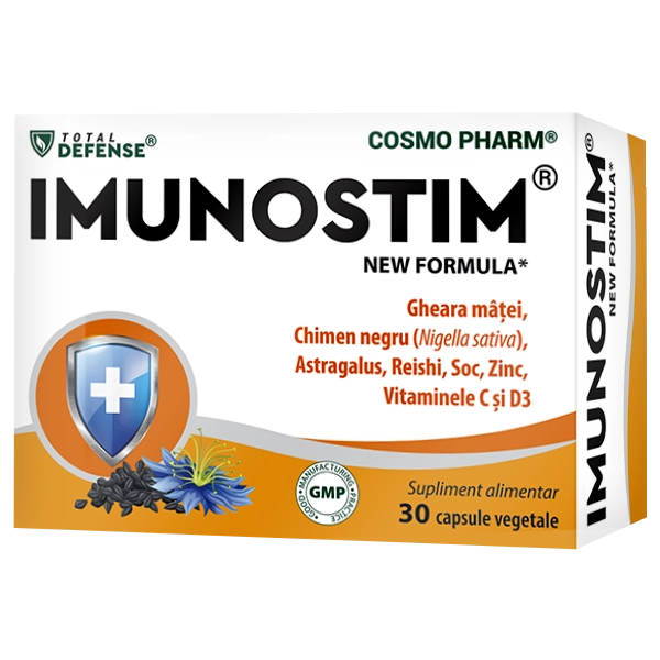Imunostim Cosmopharm supliment alimentar pentru sustinerea sistemului imunitar si protectie antioxidanta