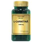 Flacon L‑Carnitina 1000 mg – supliment alimentar cu tartrat de L‑Carnitina pentru transformarea grăsimilor în energie, susținerea masei musculare și performanței fizice | Cosmopharm