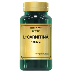 l carnitina contraindicatii L- CARNITINA 1000 mg, 30/60 cp pentru slabit si masa musculara