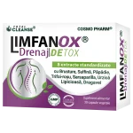 LIMFANOX Drenaj DETOX® Capsule Drenaj Sistem Limfatic 1 Limfanox Cosmopharm capsule pentru drenaj limfatic și eliminarea toxinelor