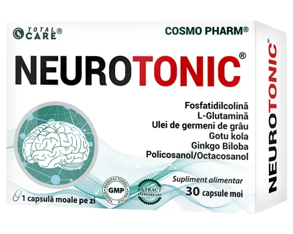 Neurotonic Cosmopharm – supliment alimentar pentru sustinerea sistemului nervos si a memoriei