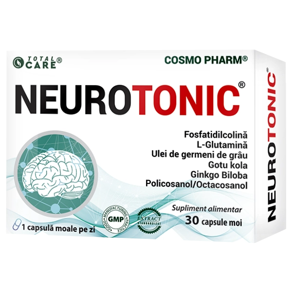 Neurotonic Cosmopharm – supliment alimentar pentru sustinerea sistemului nervos si a memoriei