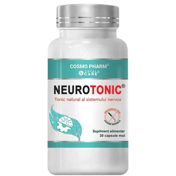 Neurotonic Cosmopharm – supliment alimentar pentru sustinerea sistemului nervos si a memoriei