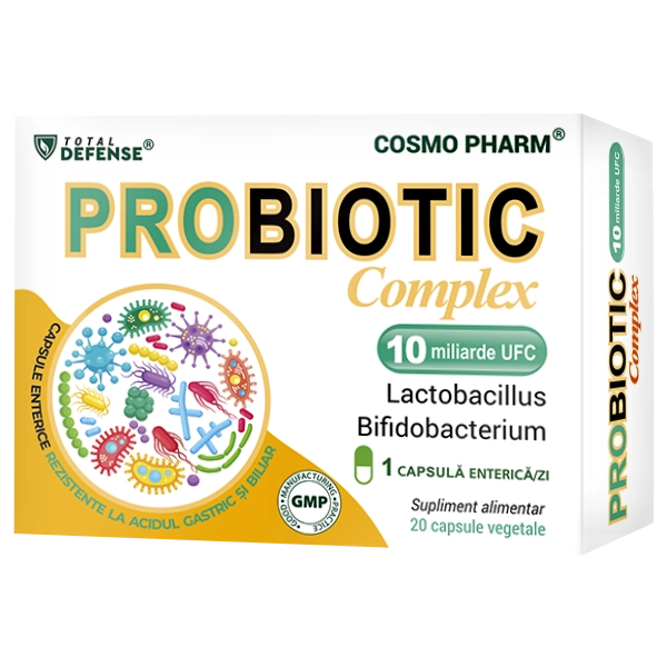 Probiotic Complex Cosmopharm supliment pentru echilibrul florei intestinale si sustinerea digestiei