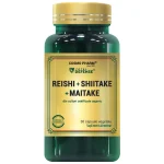 Reishi Shiitake Maitake Cosmopharm – supliment cu 3 ciuperci medicinale pentru susținerea sistemului imunitar, protecție antioxidantă și vitalitate