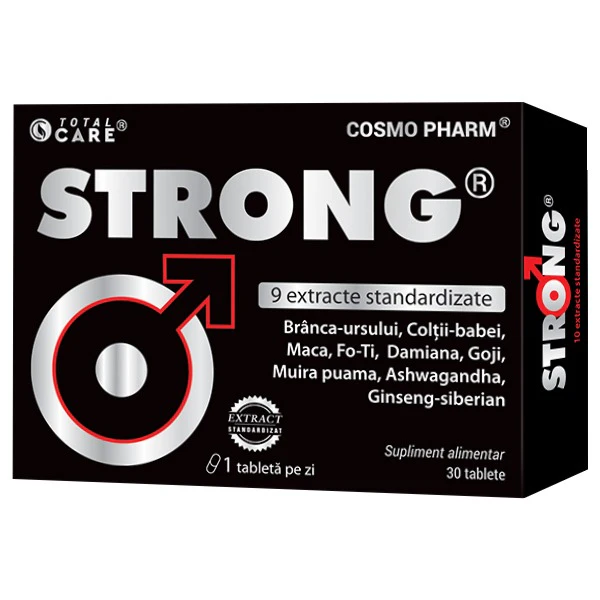 Strong Cosmopharm supliment natural pentru sustinerea potentei si performantei sexuale