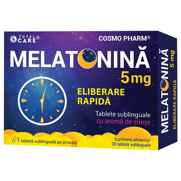 cele mai bune pastile de somn Melatonina cu eliberare rapida
