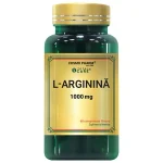 L-Arginina 1000 mg Cosmopharm supliment alimentar cu aminoacid pentru circulatie, energie si sustinerea masei musculare