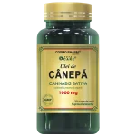 Ulei de Canepa Cannabis sativa 1000 mg, 30 capsule 2 Ulei de canepa Cannabis Sativa Cosmopharm supliment natural bogat in acizi grasi omega