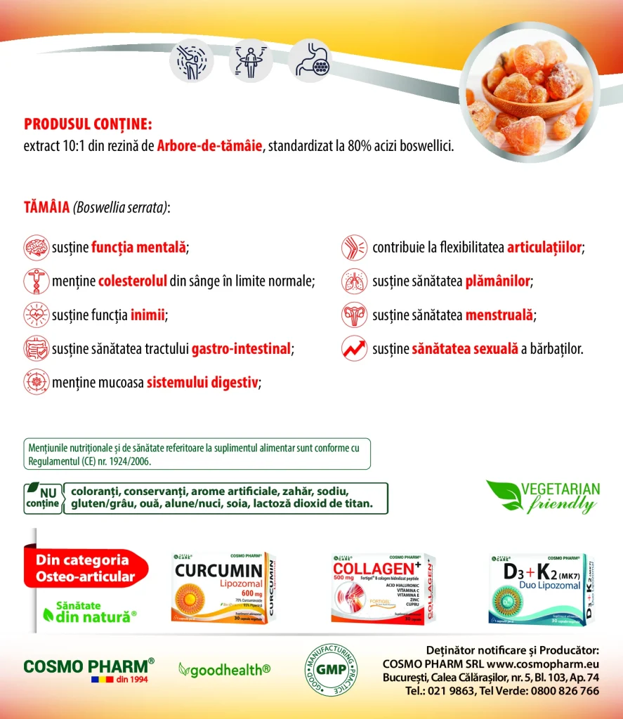 BOSWELLIA - Extract Tămâie 7 tamaie extract boswellia prospect