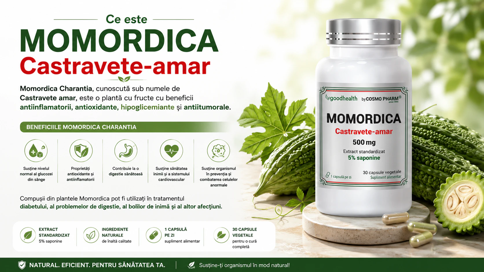 momordica castravete amar beneficii
