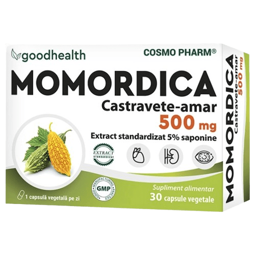 Momordica Cosmopharm supliment natural cu castravete amar pentru sustinerea glicemiei