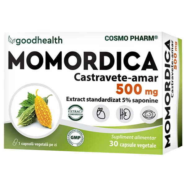 Momordica Cosmopharm supliment natural cu castravete amar pentru sustinerea glicemiei