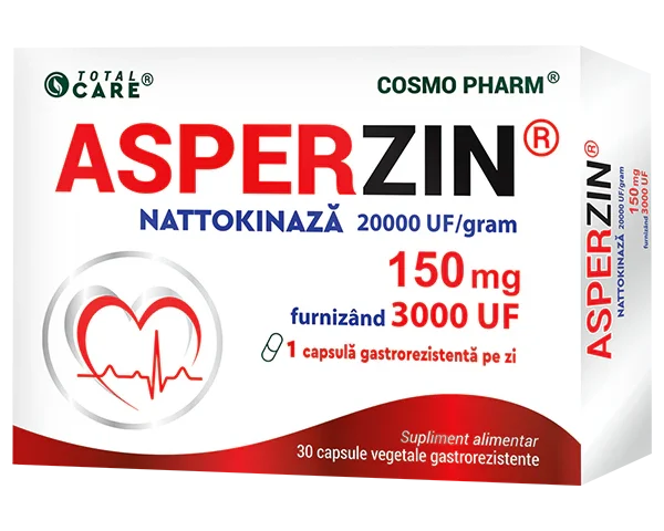 Asperzin Cosmopharm supliment pentru sustinerea sanatatii inimii si a circulatiei sanguine