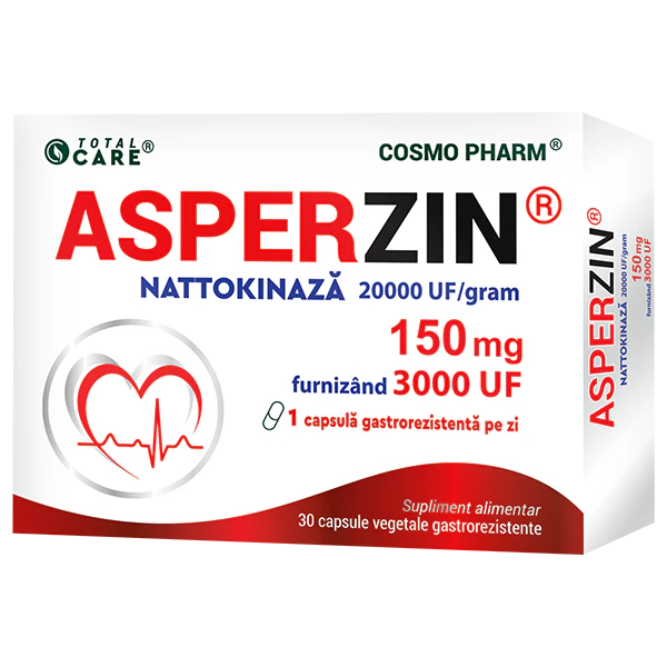 Asperzin Cosmopharm supliment pentru sustinerea sanatatii inimii si a circulatiei sanguine
