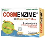 CosmEnzime TOTAL CARE® , Usureaza Digestia si Tranzitul Intestinal 1 Supliment Cosmenzime Total Care Cosmo Pharm – enzime digestive pentru balonare și tranzit intestinal