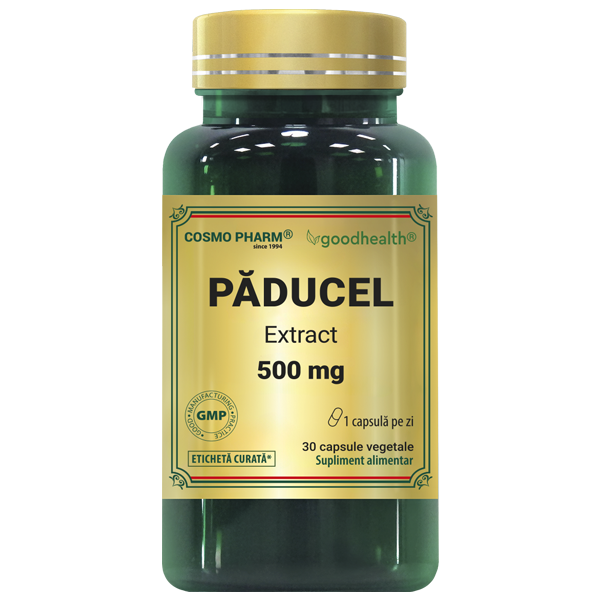 Păducel Cosmopharm – supliment natural cu extract de păducel pentru susținerea sănătății inimii, reglarea tensiunii arteriale și îmbunătățirea circulației sanguine