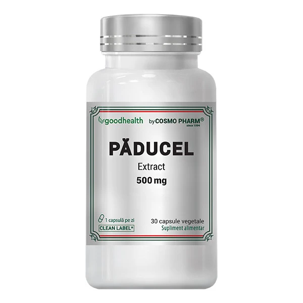 Păducel Cosmopharm – supliment natural cu extract de păducel pentru susținerea sănătății inimii, reglarea tensiunii arteriale și îmbunătățirea circulației sanguine
