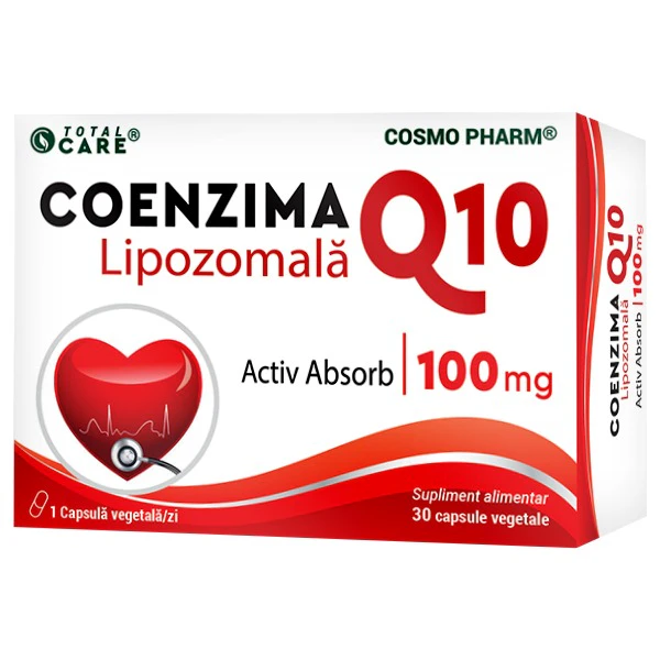 Conzima Q10 Lipozomală Cosmopharm supliment pentru energie si sustinerea sanatatii inimii
