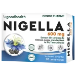 NIGELLA 600 mg - extract din seminte de Negrilică / Chimen-negru 2 Nigella Sativa 600 mg Cosmopharm 30 capsule extract din seminte de chimen negru pentru sustinerea imunitatii