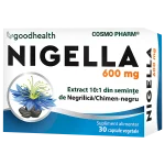 Nigella Sativa 600 mg Cosmopharm 30 capsule extract din seminte de chimen negru pentru sustinerea imunitatii