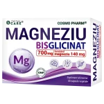 MAGNEZIU BISGLICINAT CONCENTRAT 1 Magneziu Bisglicinat Total Care de la Cosmo Pharm, supliment cu magneziu pentru sistem nervos și muscular