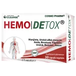 HEMODETOX 1 Hemodetox Cosmopharm – supliment natural cu extracte din plante pentru susținerea detoxifierii sângelui, funcției hepatice și eliminarea toxinelor din organism