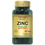 Zinc Bisglicinat (chelat), 25 mg, 60 capsule vegetale 2 Zinc Bisglicinat Chelat Cosmopharm – supliment alimentar pentru sustinerea imunitatii si sanatatii generale