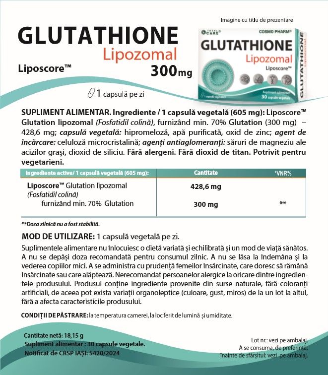 prospectt Glutathione lipozomal