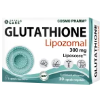 GLUTATHIONE LIPOZOMAL 300 mg 1 Glutation lipozomal Cosmopharm supliment antioxidant cu absorbție ridicată
