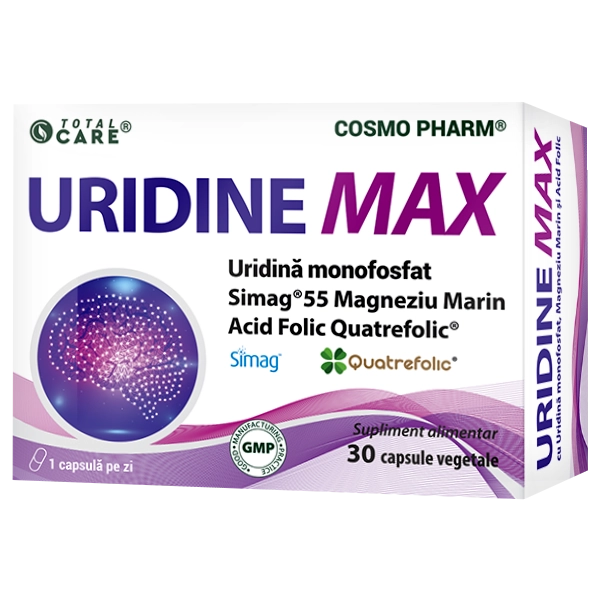 Uridine Max Cosmopharm supliment pentru sustinerea functiei cognitive si a memoriei