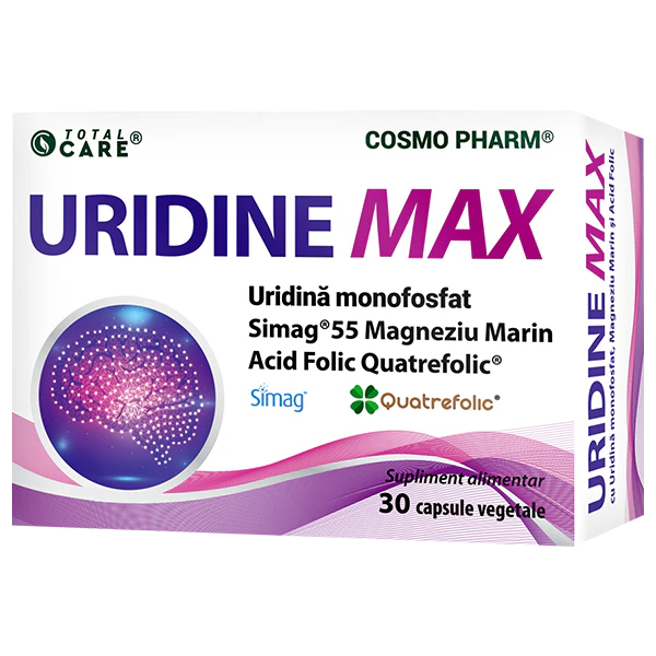 Uridine Max Cosmopharm supliment pentru sustinerea functiei cognitive si a memoriei