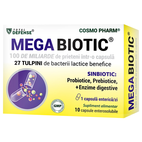 MEGABIOTIC® 100 Miliarde de Prieteni într-o capsula 22 megabiotic-probiotic-pentru-flora-intestinala-cosmopharm
