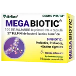 Megabiotic supliment probiotic Cosmopharm pentru sănătatea digestivă