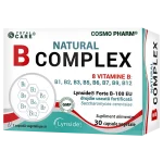 Natural B Complex 2 Natural B Complex Cosmo Pharm – complex complet de vitamine B pentru energie și sistem nervos
