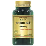 SPIRULINA 1000 mg 1 Spirulina Cosmopharm supliment natural superaliment pentru energie si vitalitate
