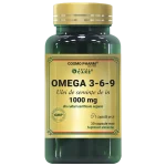 OMEGA 3 6 9 - Ulei de seminte de In 1000 mg 1 Omega 3 6 9 ulei de seminte de in 1000 mg Cosmopharm supliment alimentar pentru sustinerea inimii, creierului si sistemului circulator