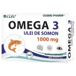 Omega 3 Ulei de Somon - 30 Capsule 1000 mg 1 omega 3 ulei de somon cosmopharm