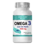 Omega 3 ulei de peste Cosmopharm supliment alimentar cu EPA si DHA pentru sustinerea inimii si functionarea normala a creierului