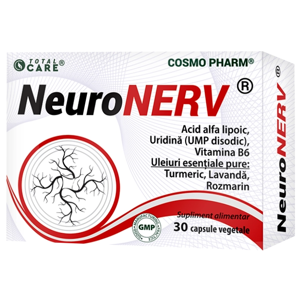NeuroNerv Cosmopharm supliment pentru sustinerea sistemului nervos si memoriei