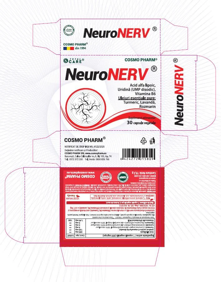 NeuroNerv Cosmopharm supliment pentru sustinerea sistemului nervos si memoriei