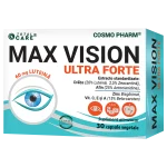 Supliment Max Vision Ultra Forte Cosmopharm pentru ochi sanatosi si sustinerea functiei vizuale