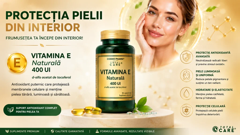 Vitamina E pentru sănătatea pielii